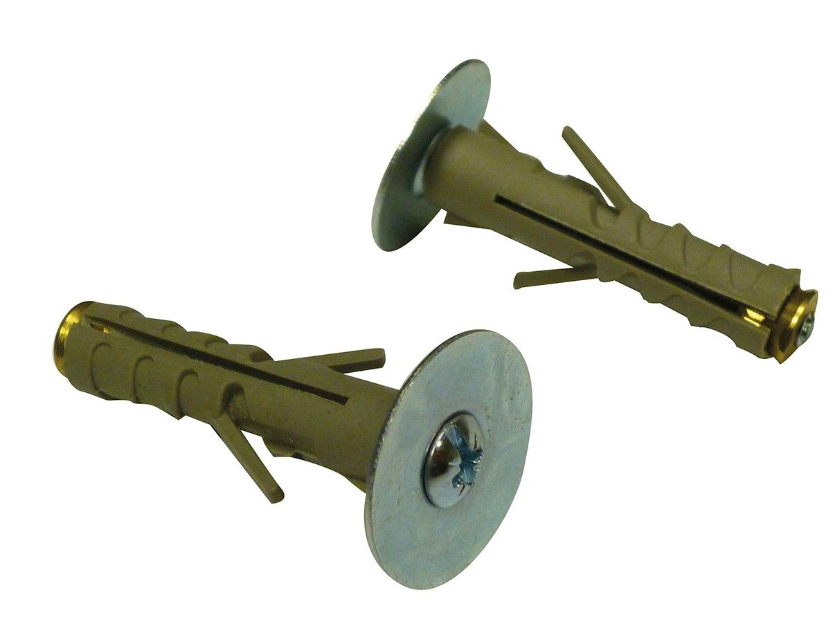 NYLON WALL PLUG WITH WASHER