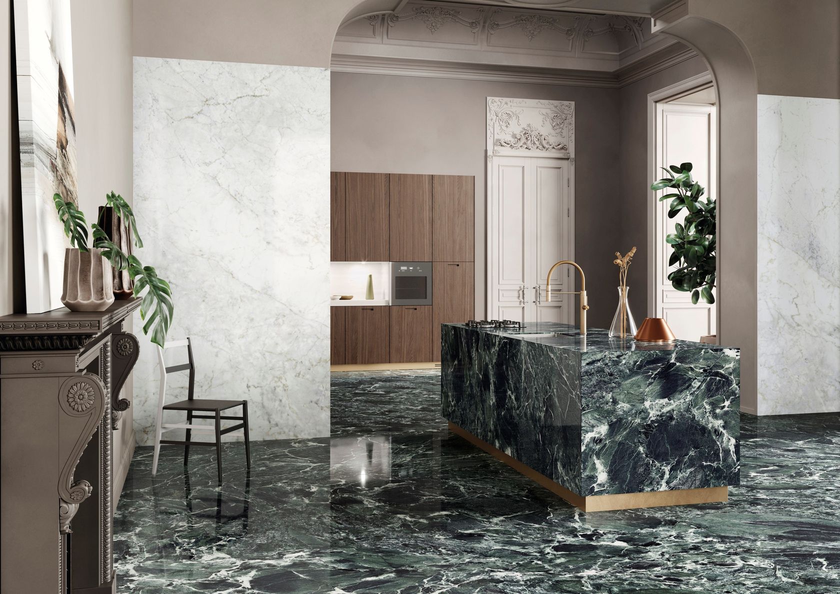 AOSTA GREEN MARBLE