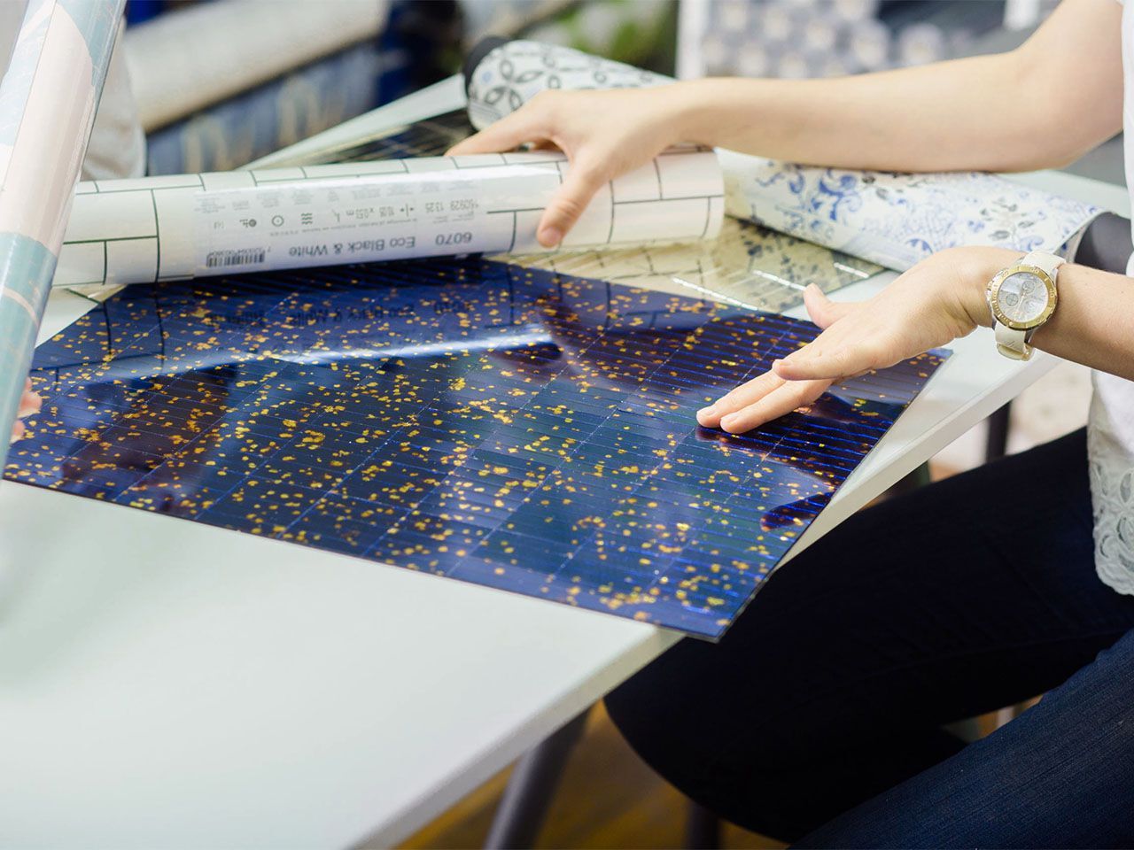 POLVERE DI STELLE BLU