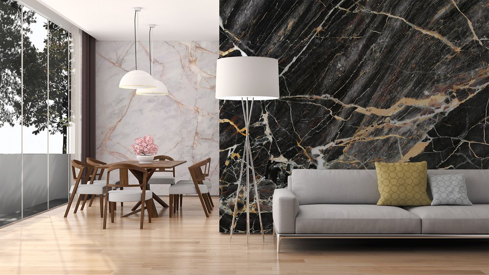 BLACK GOLD MARBLE