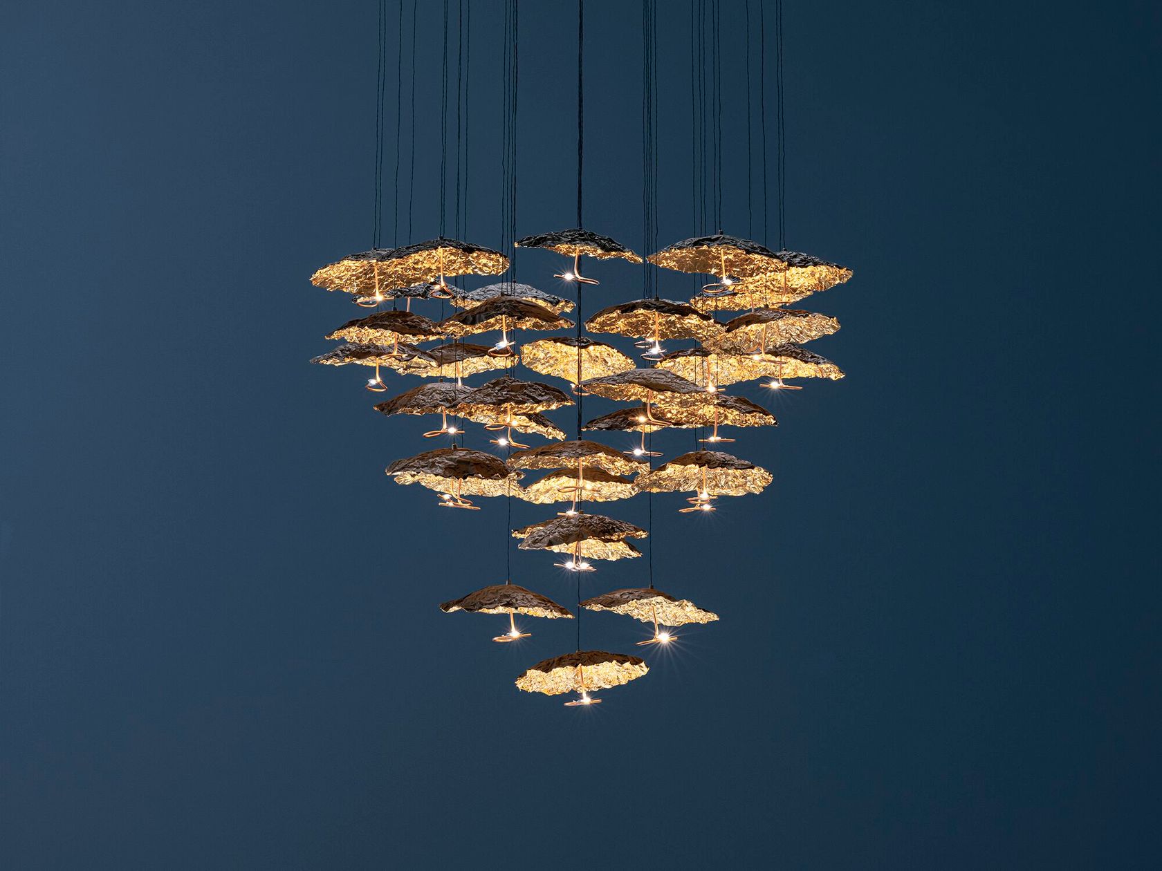 GOLD MOON CHANDELIER