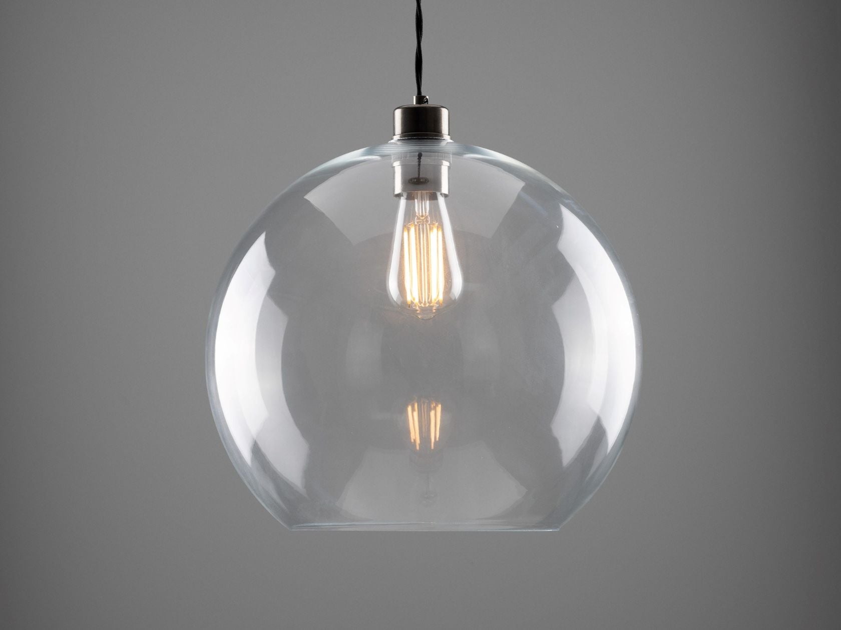 EDEN 350MM CLEAR SPHERE PENDANT