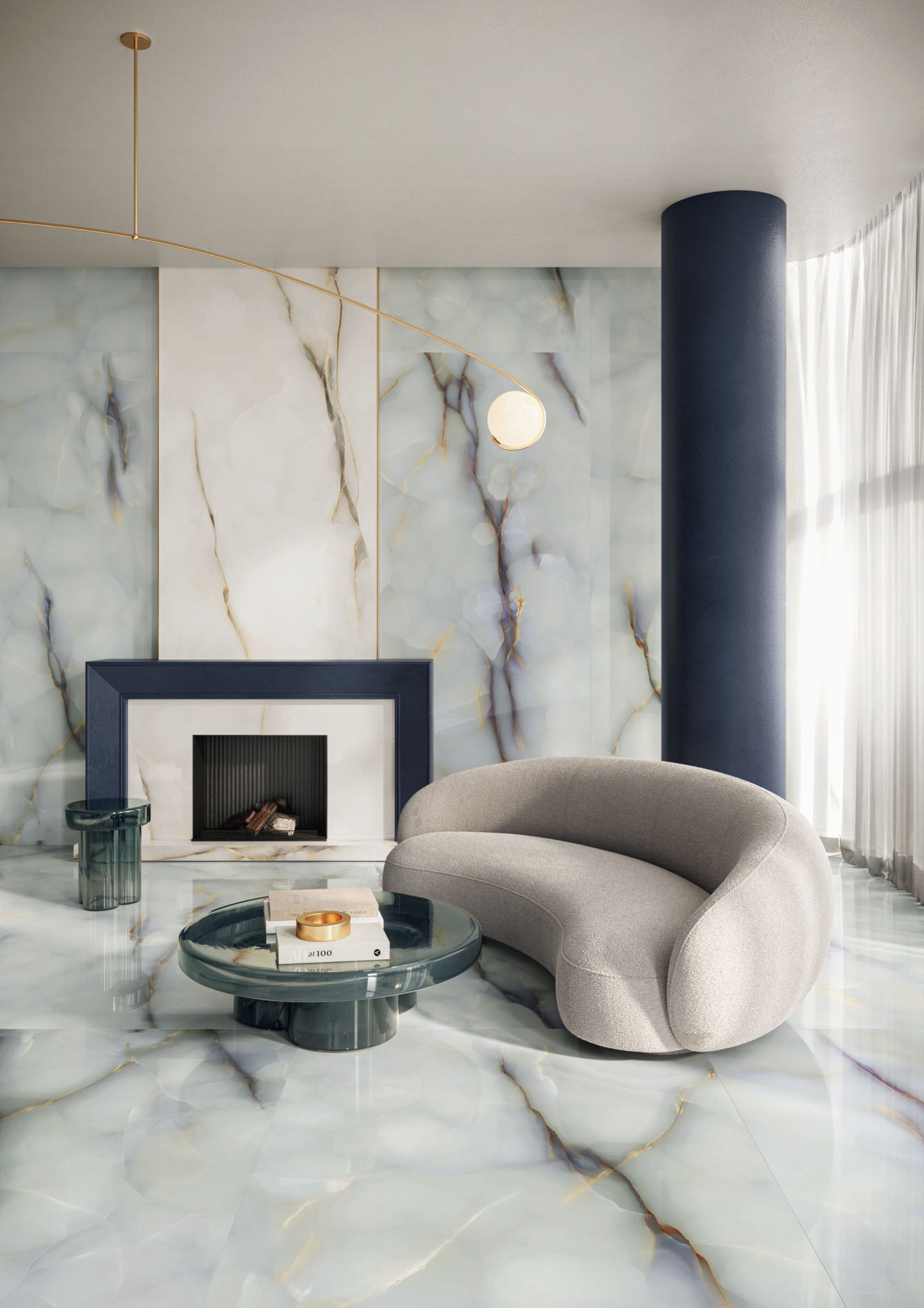 TELE DI MARMO PURE ONYX PERLA