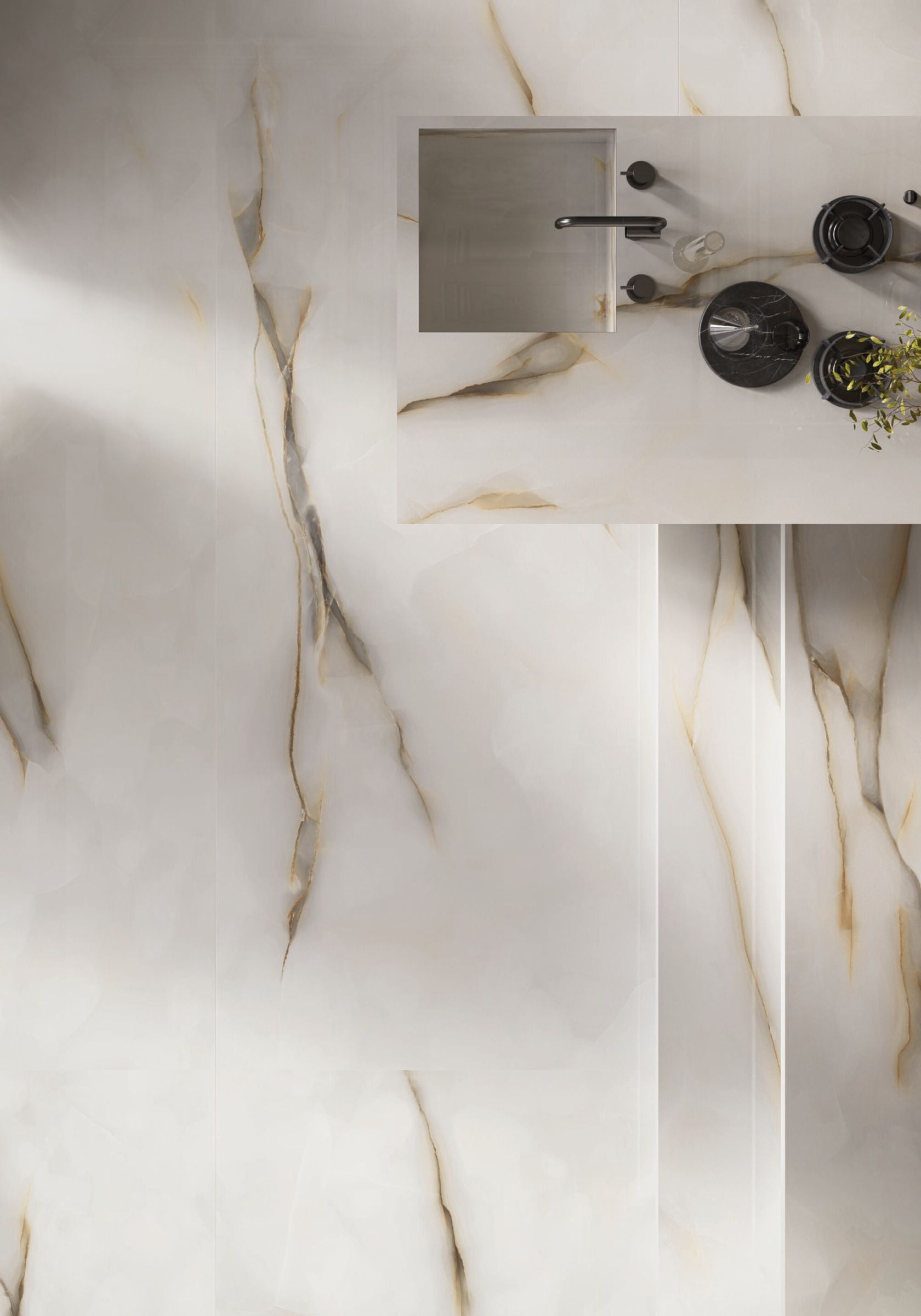 TELE DI MARMO PURE ONYX PERLA