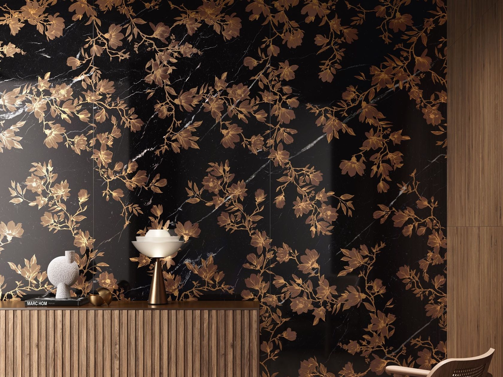 DECO SOLUTIONS GOLD MAGNOLIA