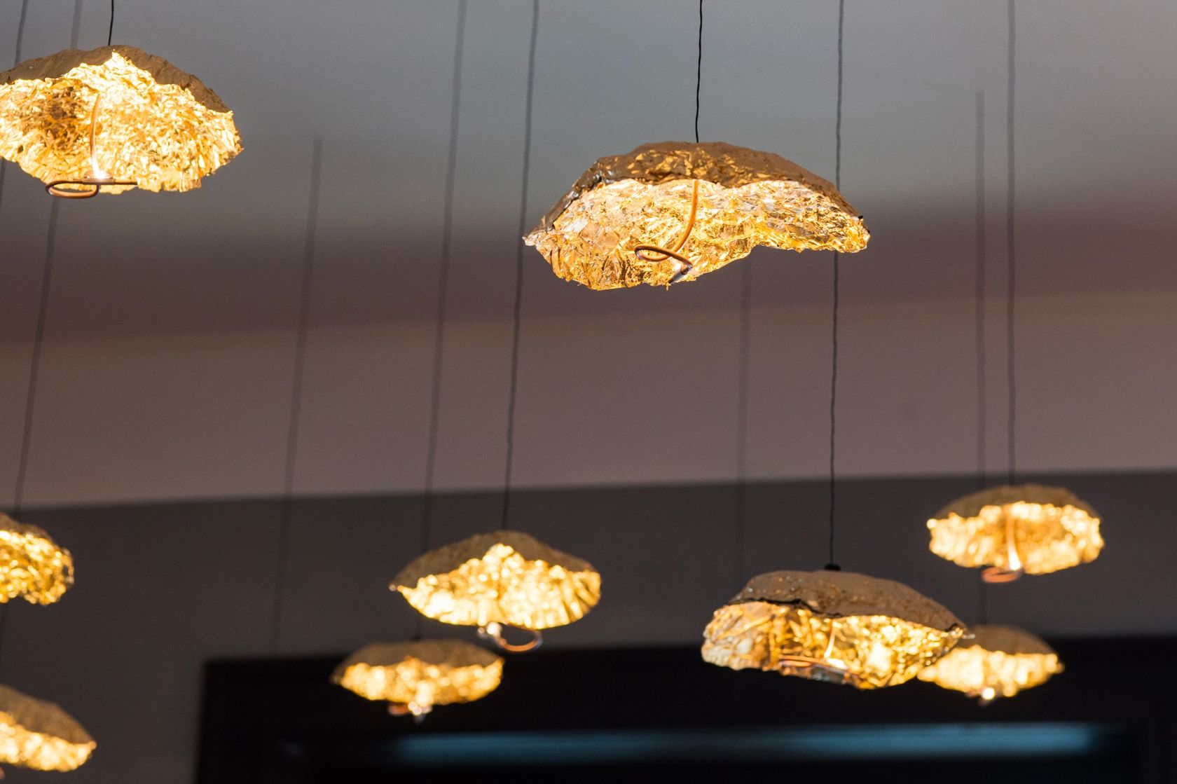 GOLD MOON CHANDELIER