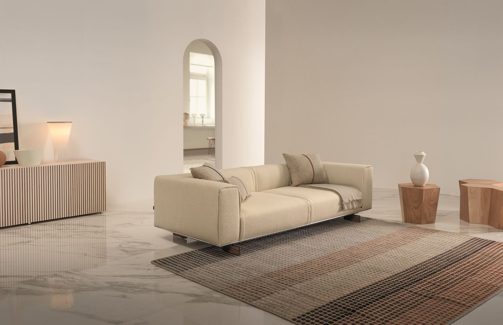 LEON WOOD ON-THE-BASE IMBIANCATO