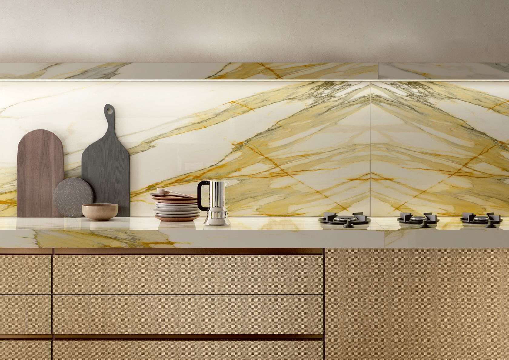 CALACATTA MEDICEO BOOK MATCH LUCIDATO