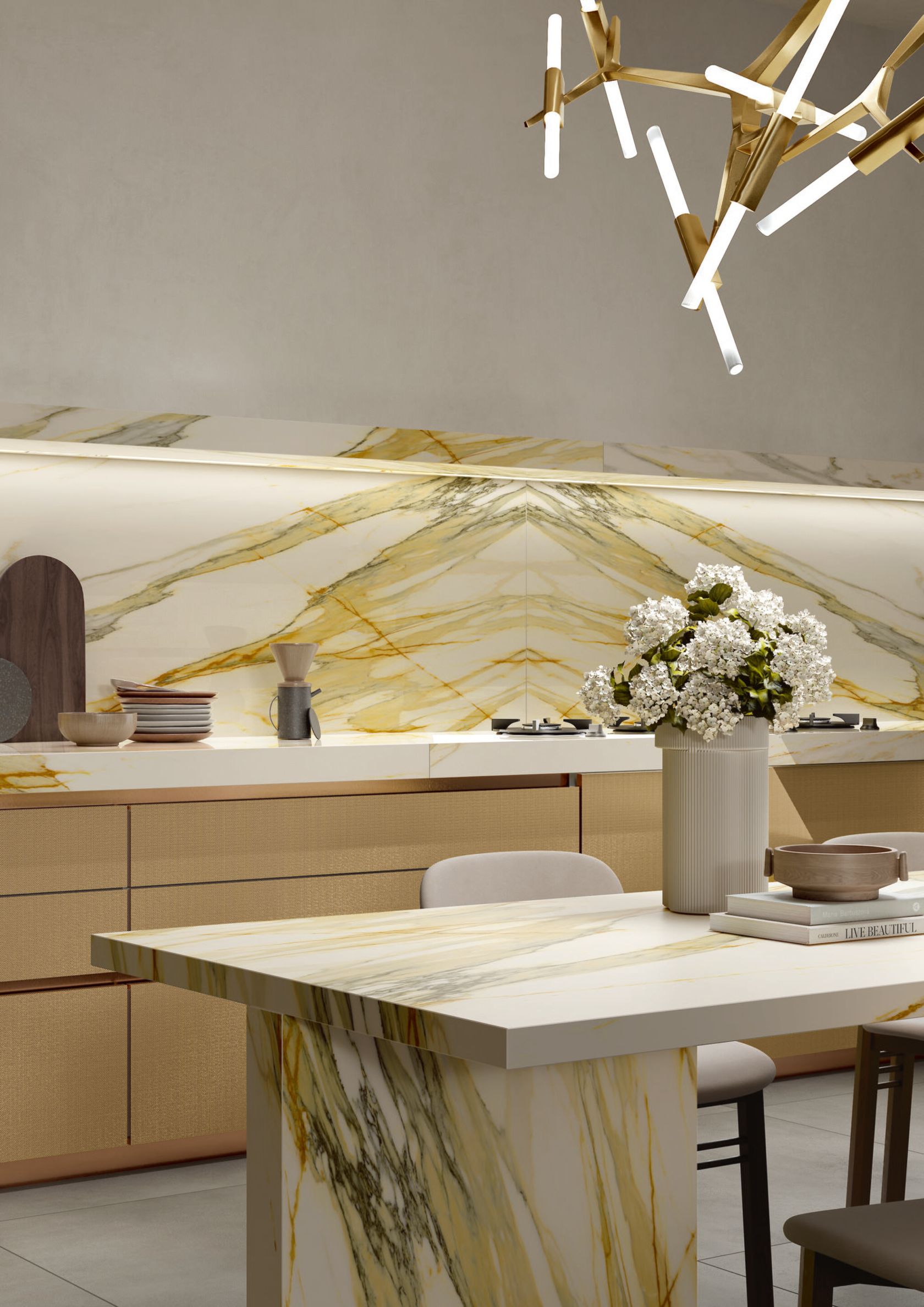 CALACATTA MEDICEO BOOK MATCH LUCIDATO