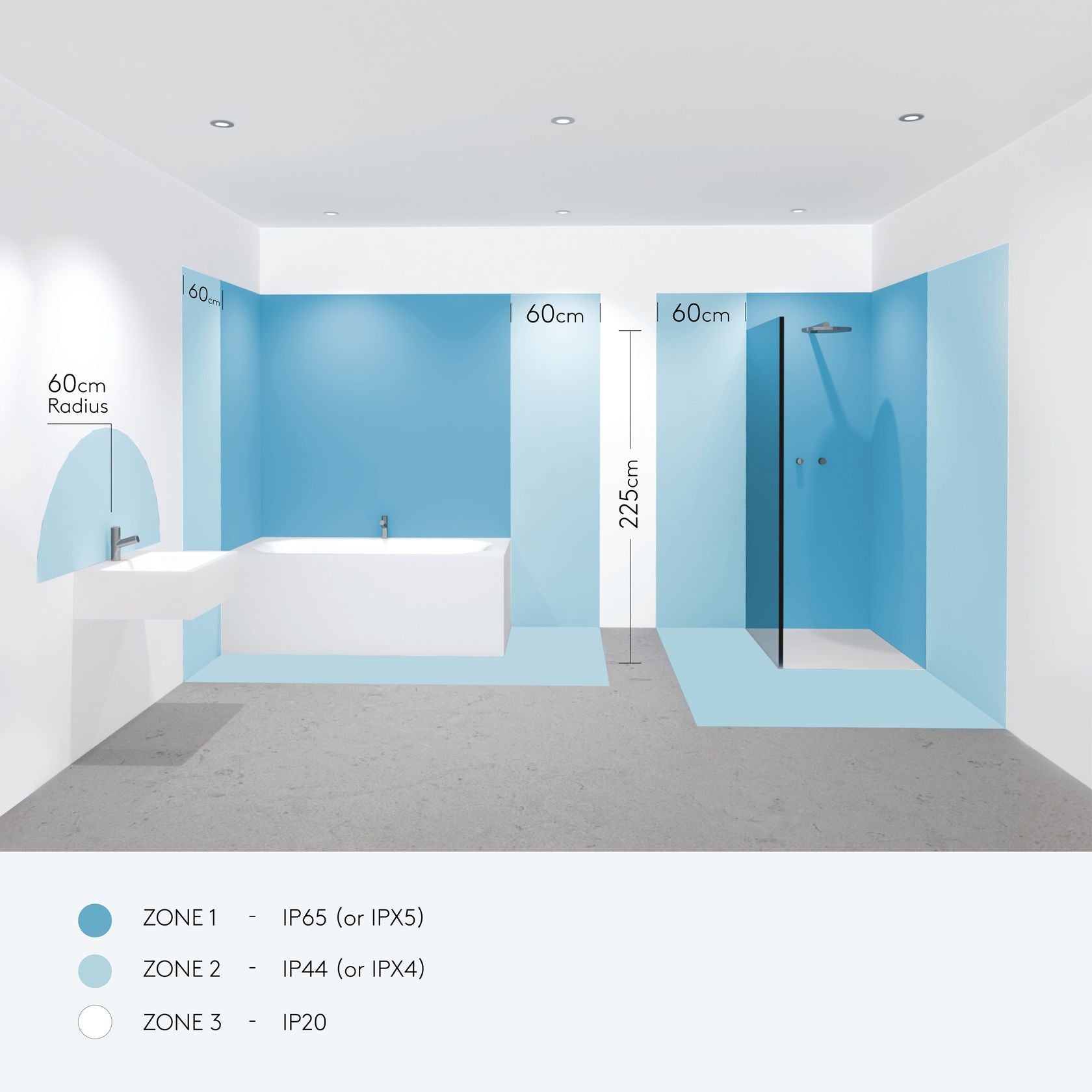 PINHOLE ROUND FIXED FIRE-RATED IP65