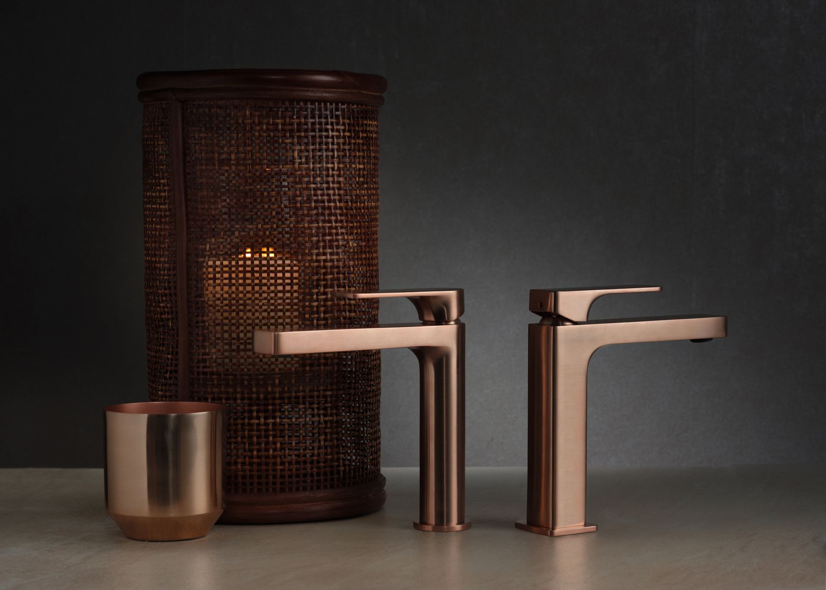 POIS BRUSHED ROSE GOLD