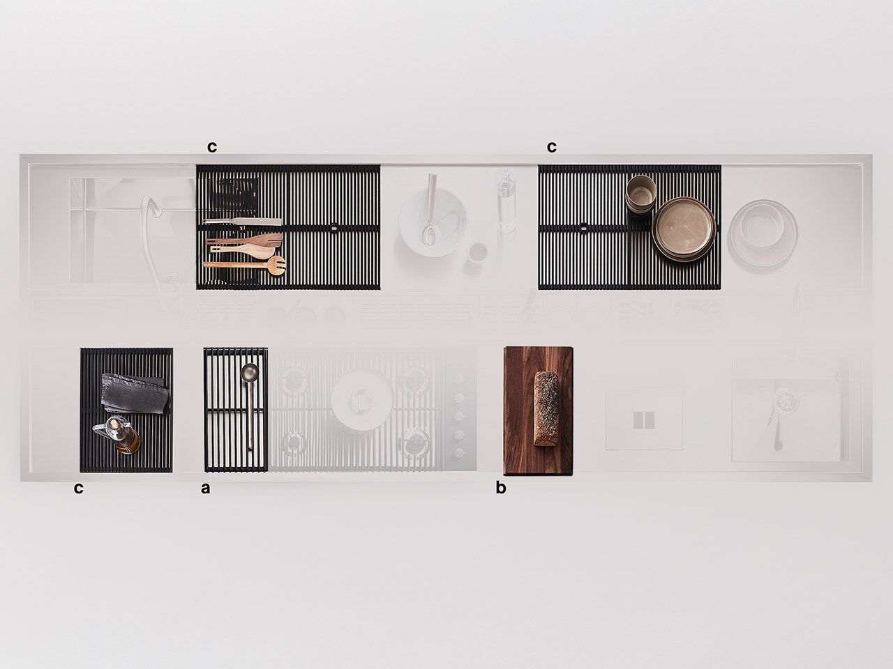 S4.2 WORKTOP WITH RECESS