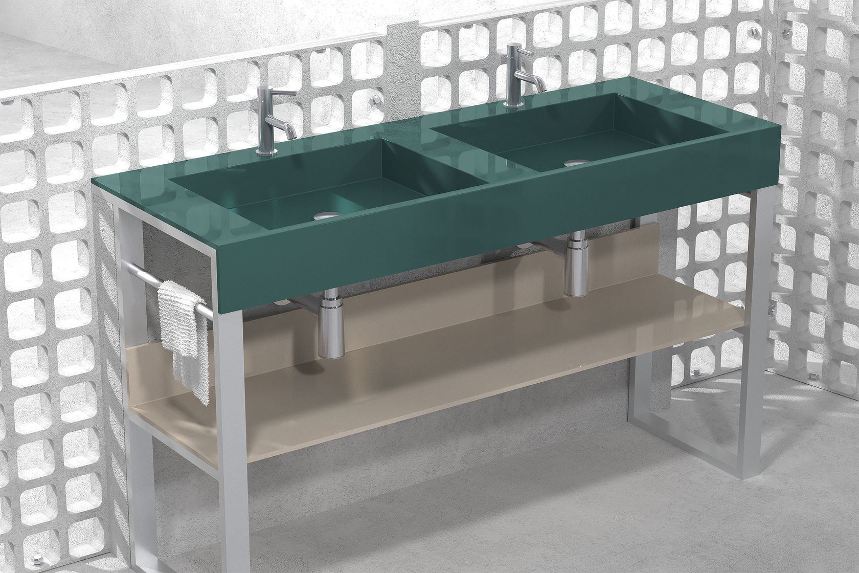 SQUARE DOUBLE CONSOLLE LCTQ2