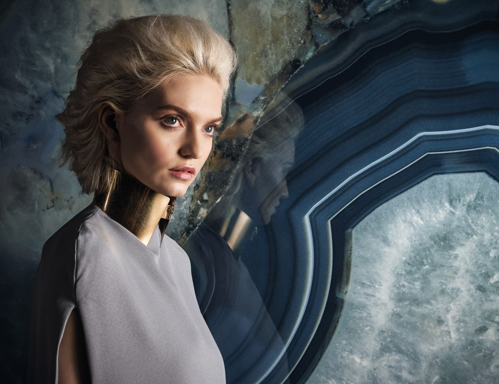 TELE DI MARMO PRECIOUS AGATE AZURE