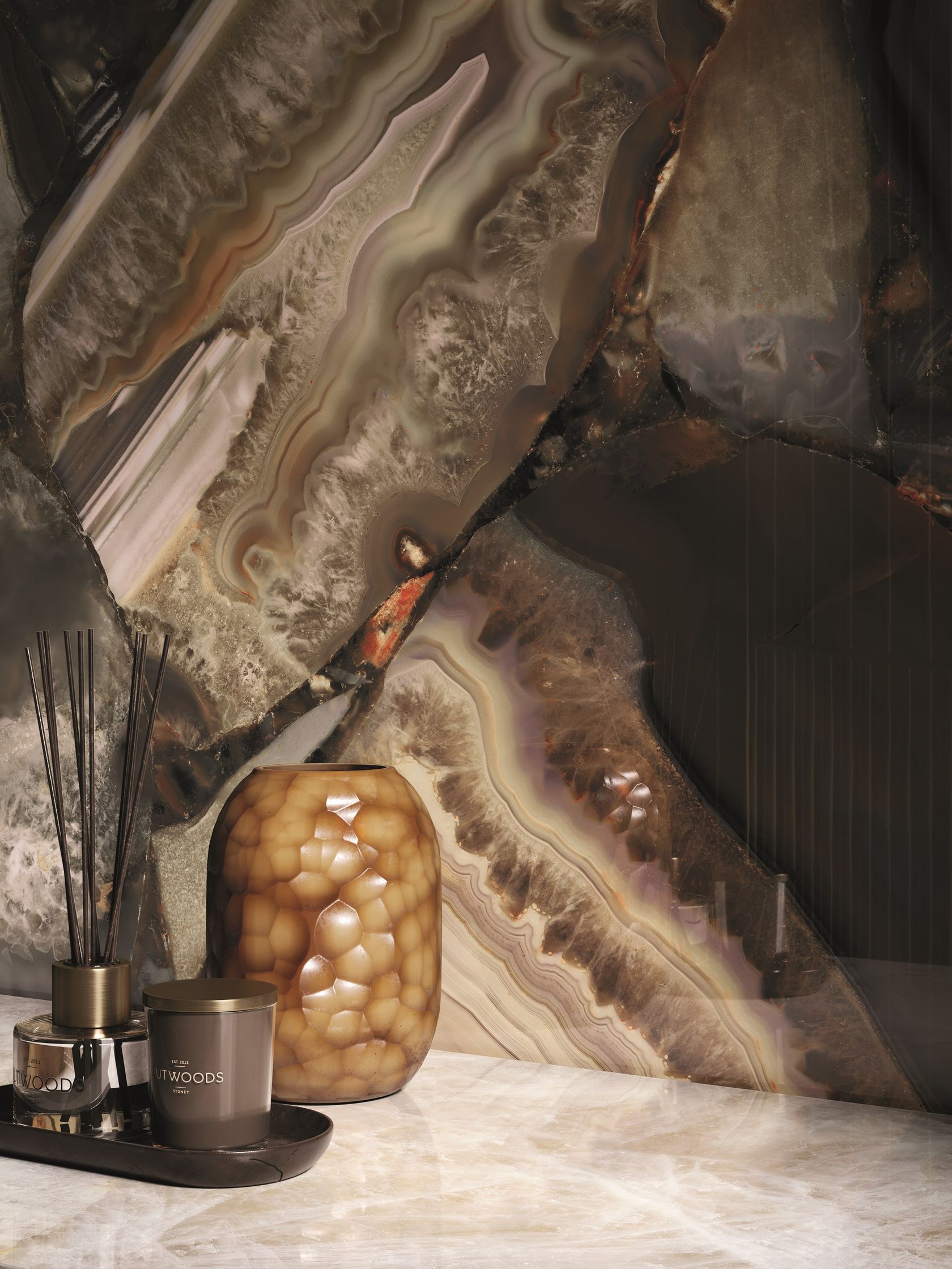 TELE DI MARMO PRECIOUS CRYSTAL AMBRA