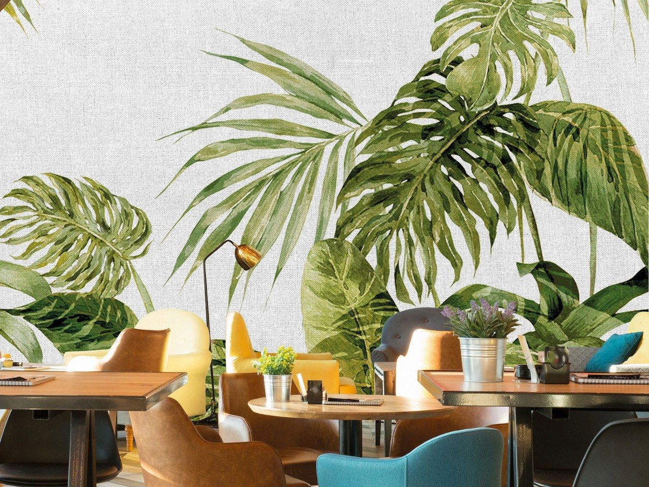 TROPICAL LEAVES ARTWORK