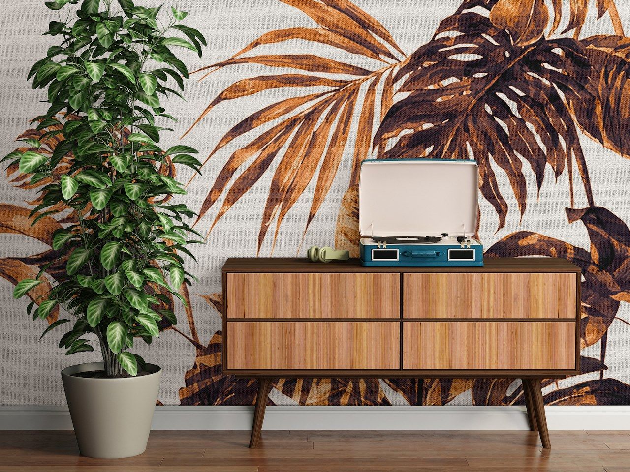 TROPICAL LEAVES ARTWORK