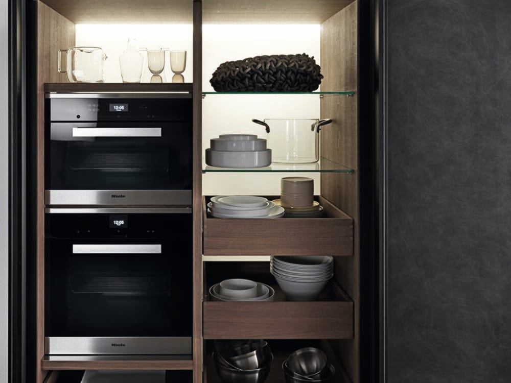 Tower Units With Receding Doors