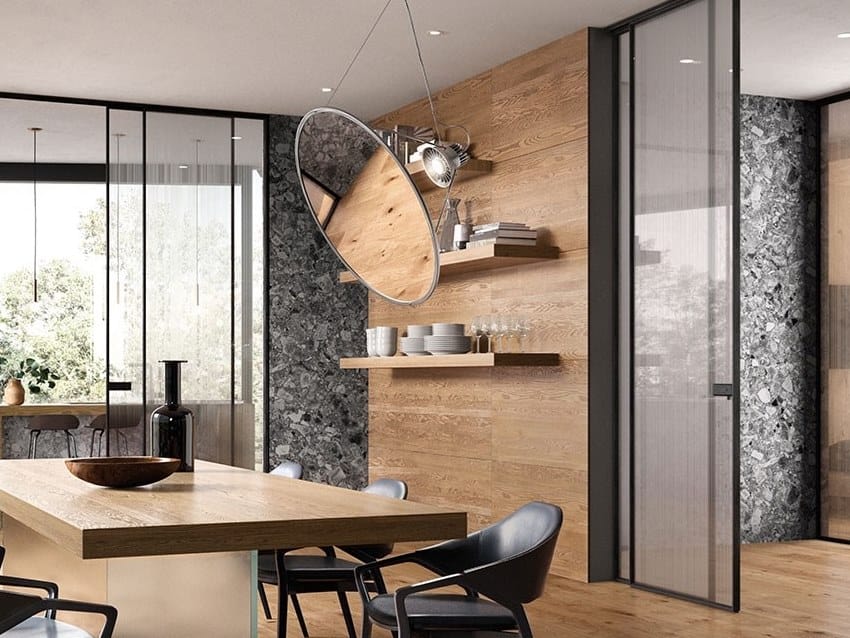 SMOOTH VERTICAL WOOD BOISERIE