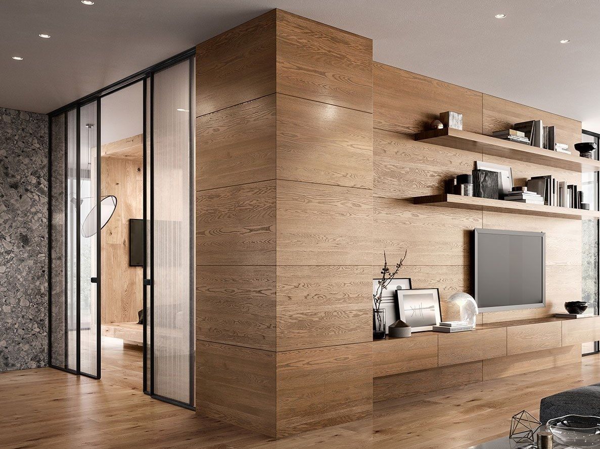 SMOOTH VERTICAL WOOD BOISERIE