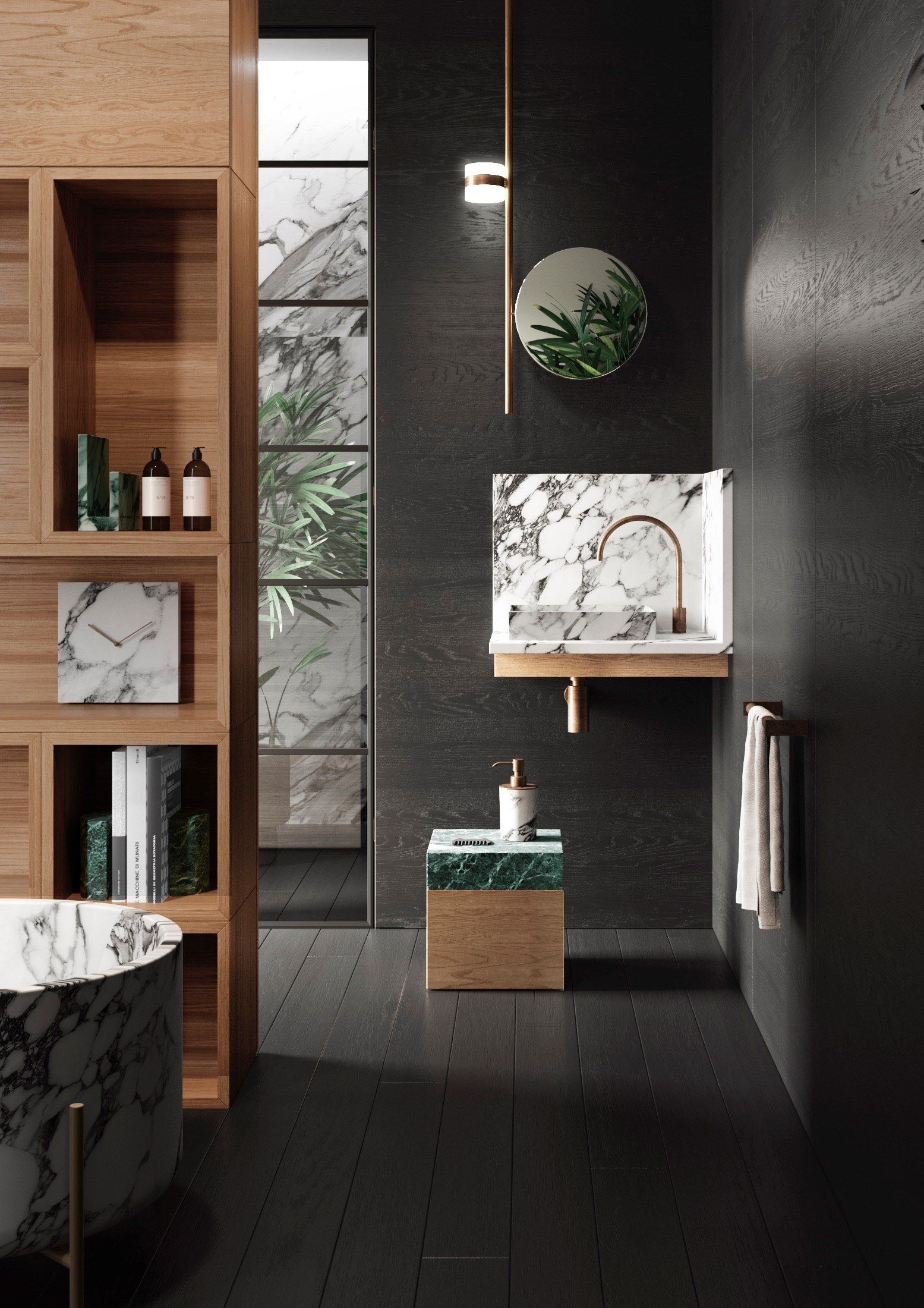 SMOOTH VERTICAL WOOD BOISERIE