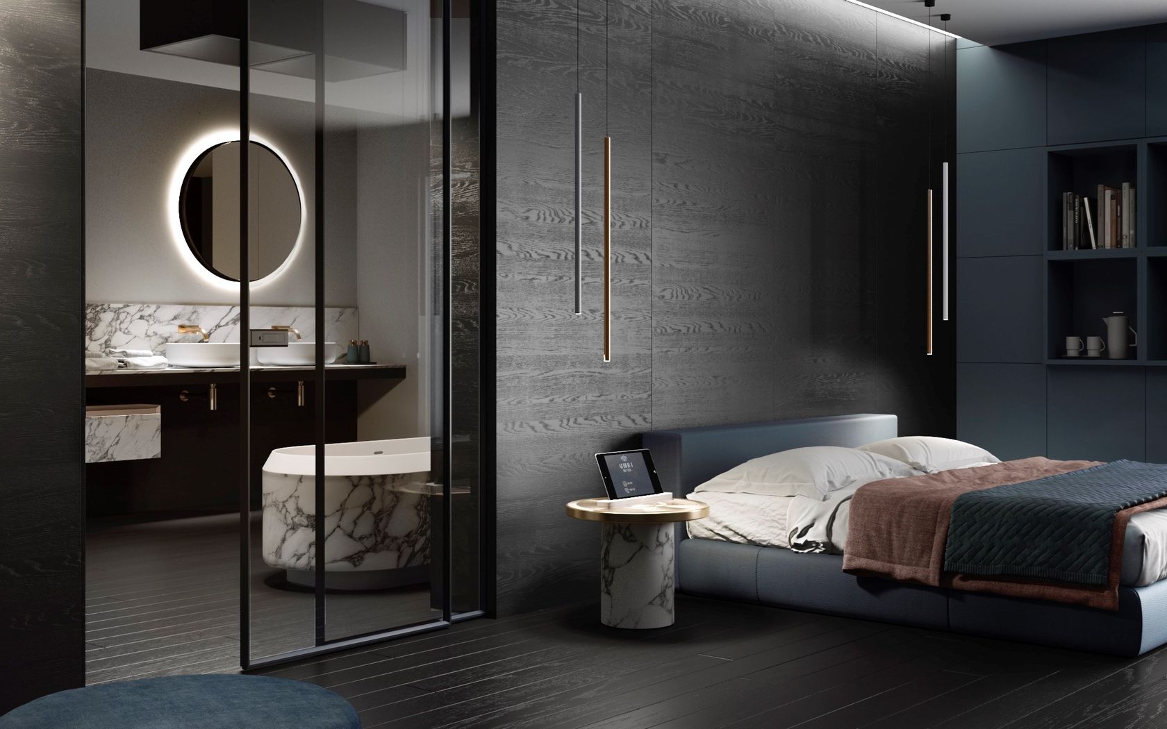 SMOOTH VERTICAL WOOD BOISERIE