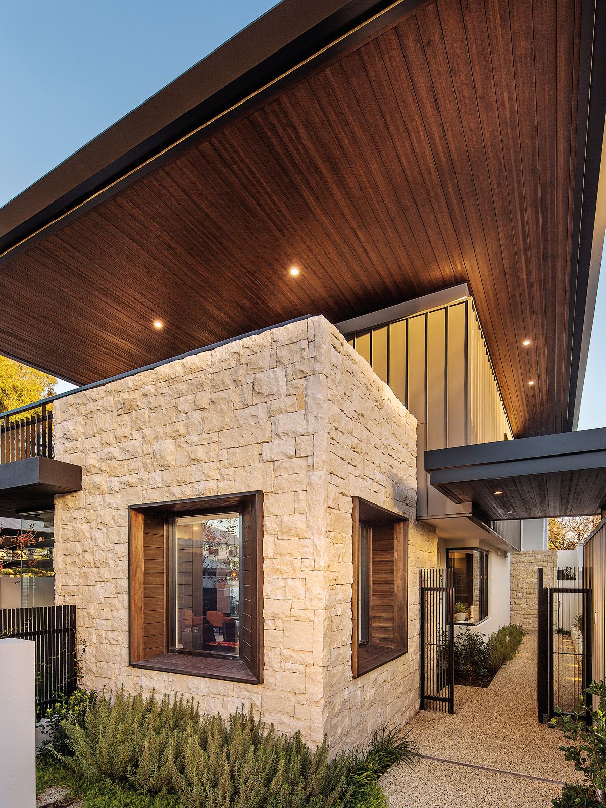 Wooden Façades and Ceiling