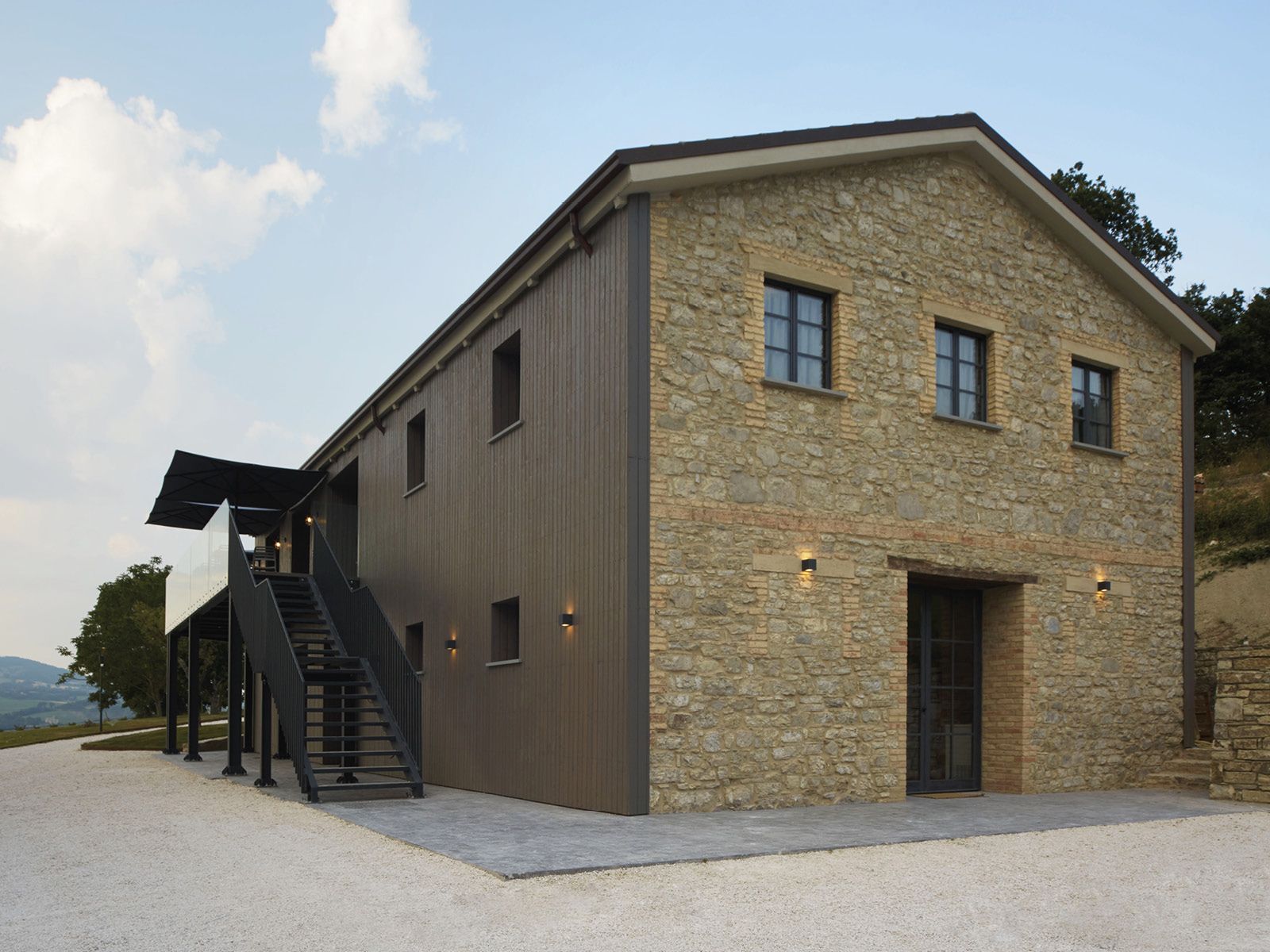 Wooden Façades and Ceiling
