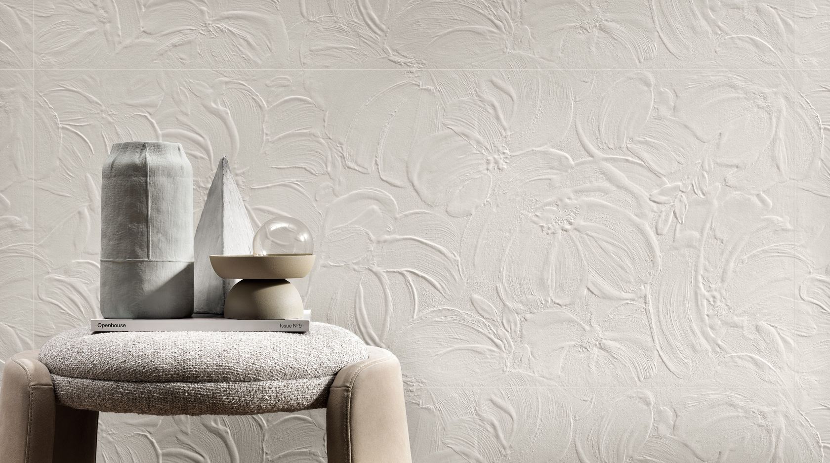 3D WALL PLASTER BLOOM