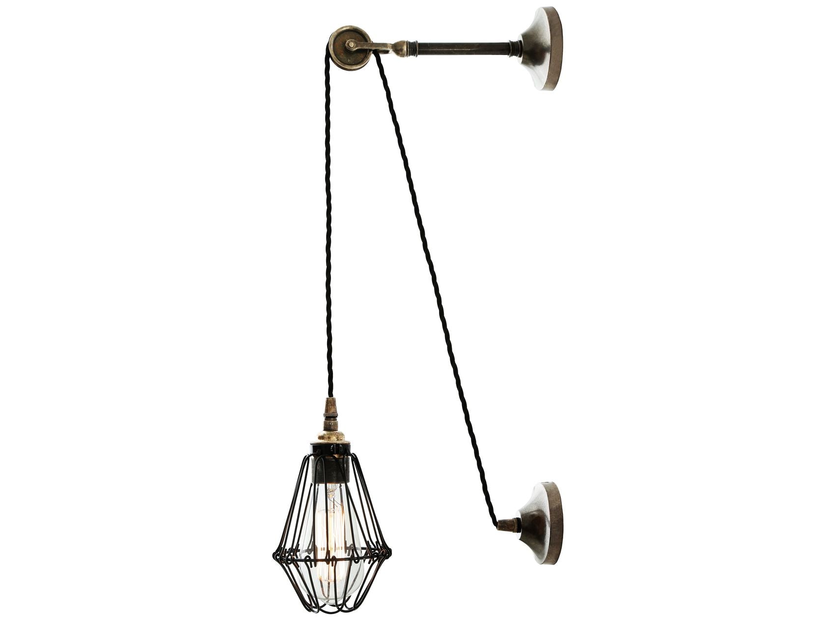 APOCH PULLEY CAGE WALL LIGHT