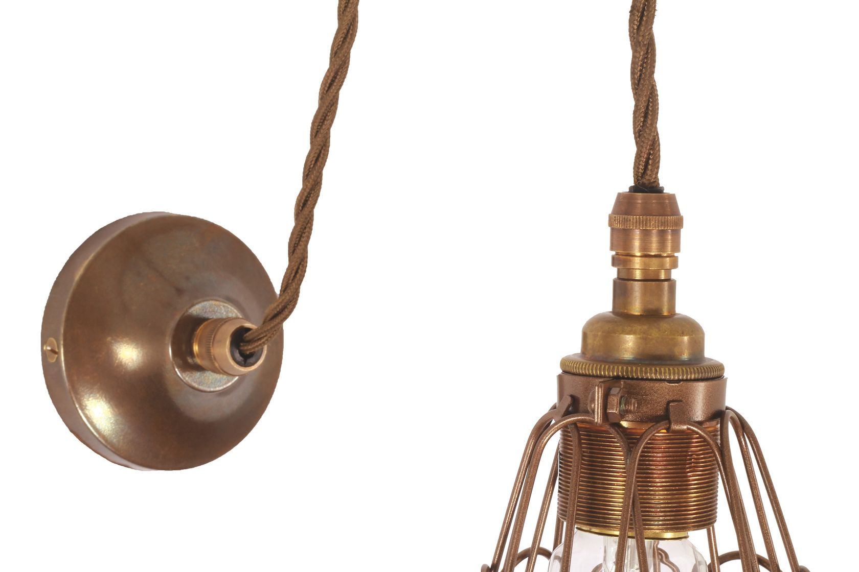 APOCH PULLEY CAGE WALL LIGHT