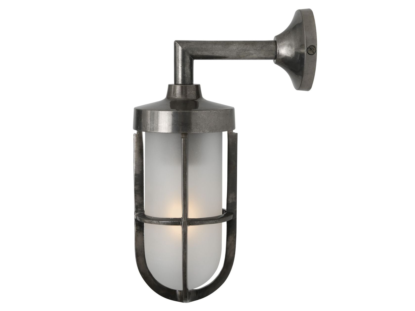 CLADACH BRASS WELL GLASS WALL LIGHT