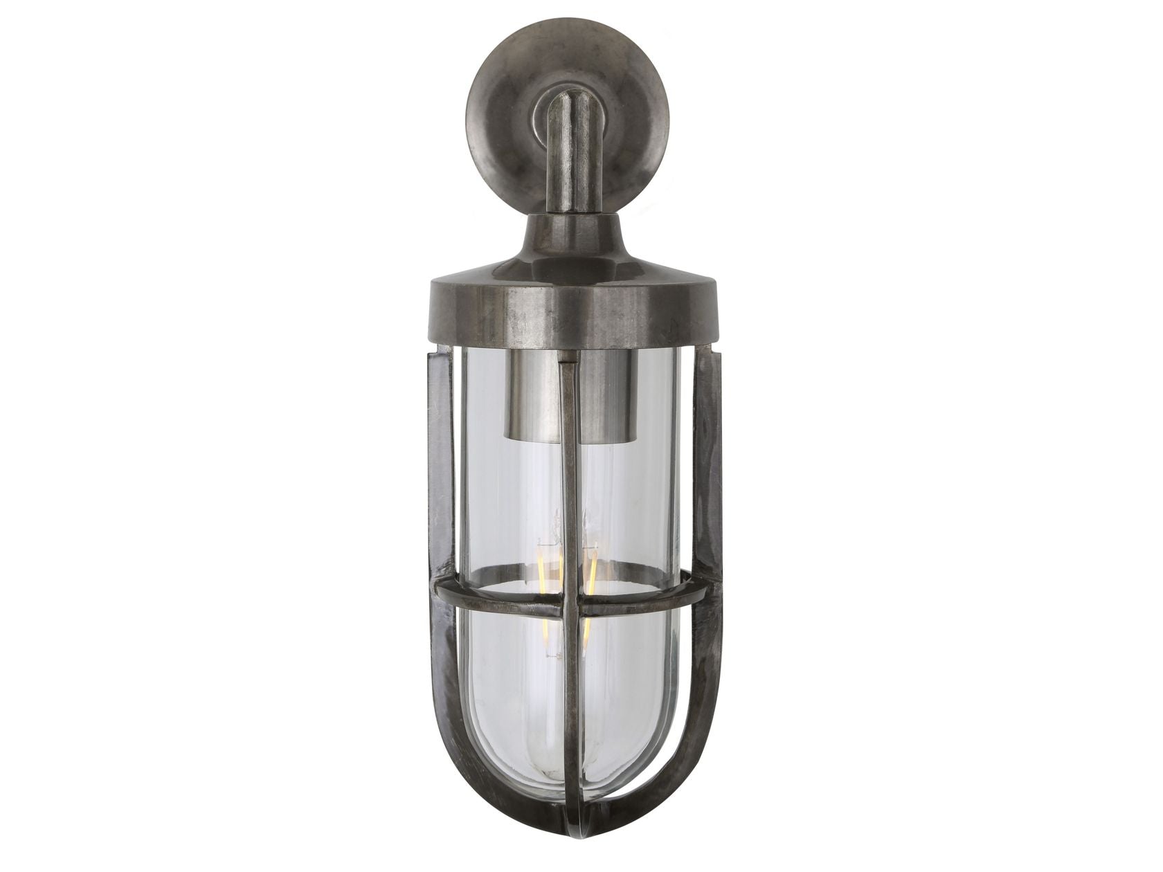 CLADACH BRASS WELL GLASS WALL LIGHT