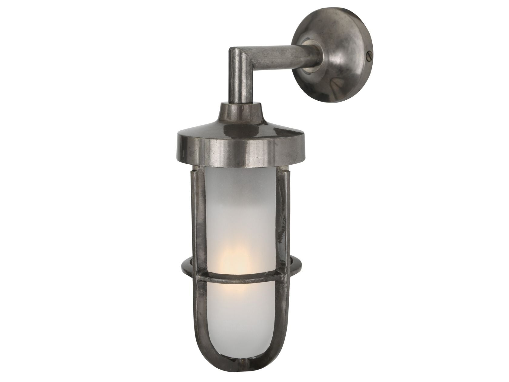 CLADACH BRASS WELL GLASS WALL LIGHT