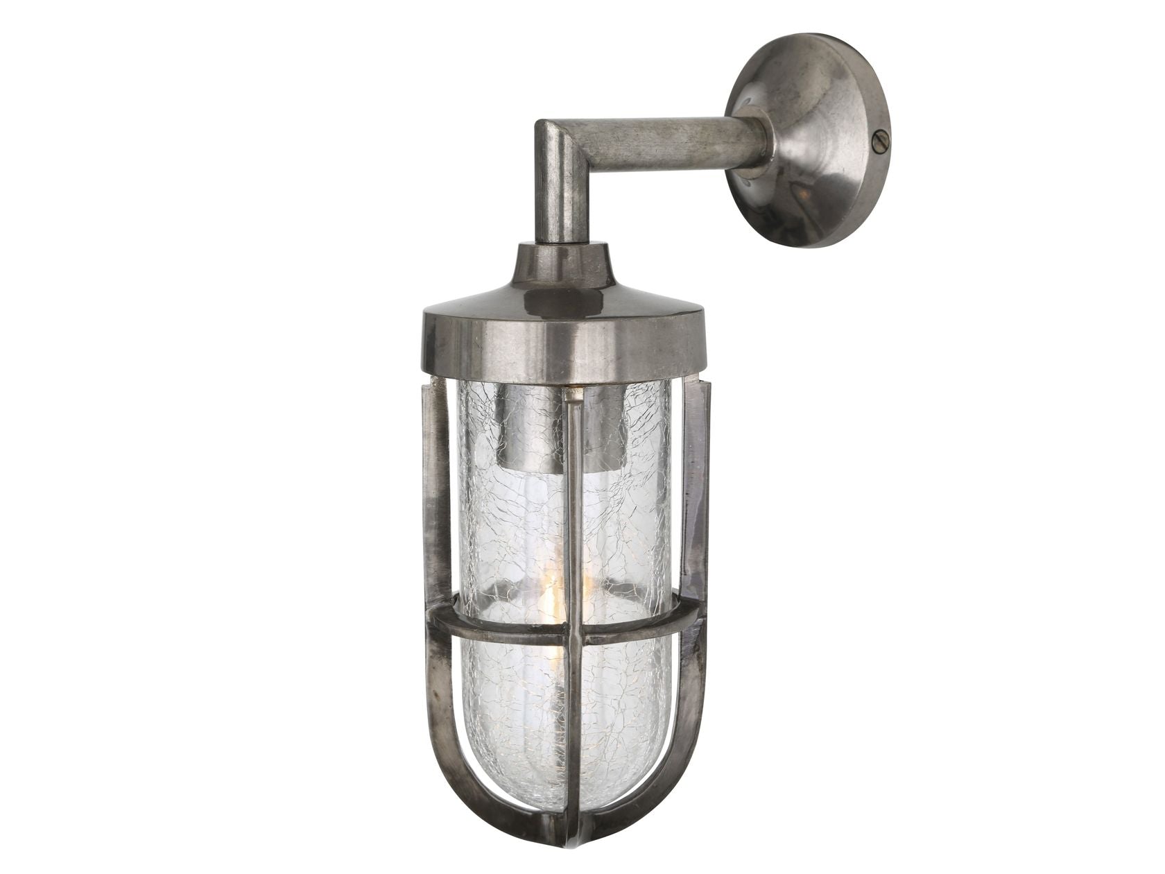 CLADACH BRASS WELL GLASS WALL LIGHT