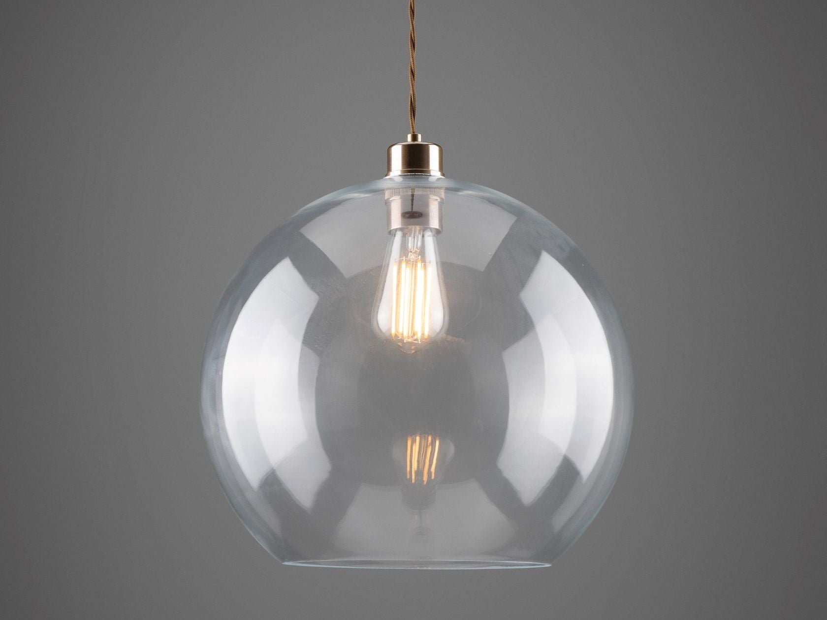 EDEN 350MM CLEAR SPHERE PENDANT