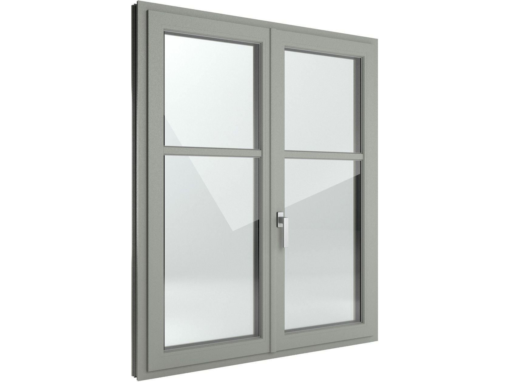 FIN-Window Slim-line Aluminium-PVC