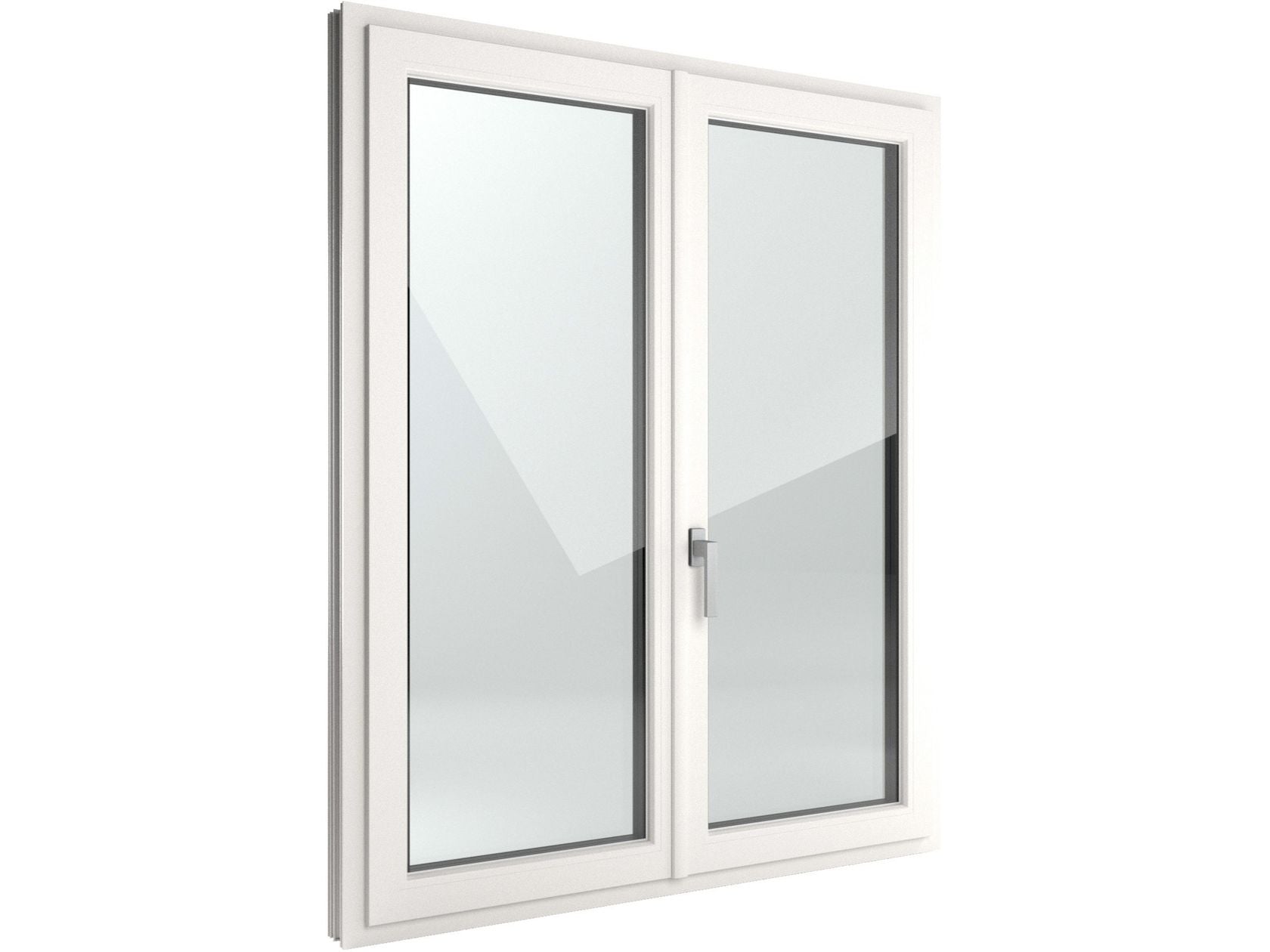 FIN-Window Slim-line PVC-PVC