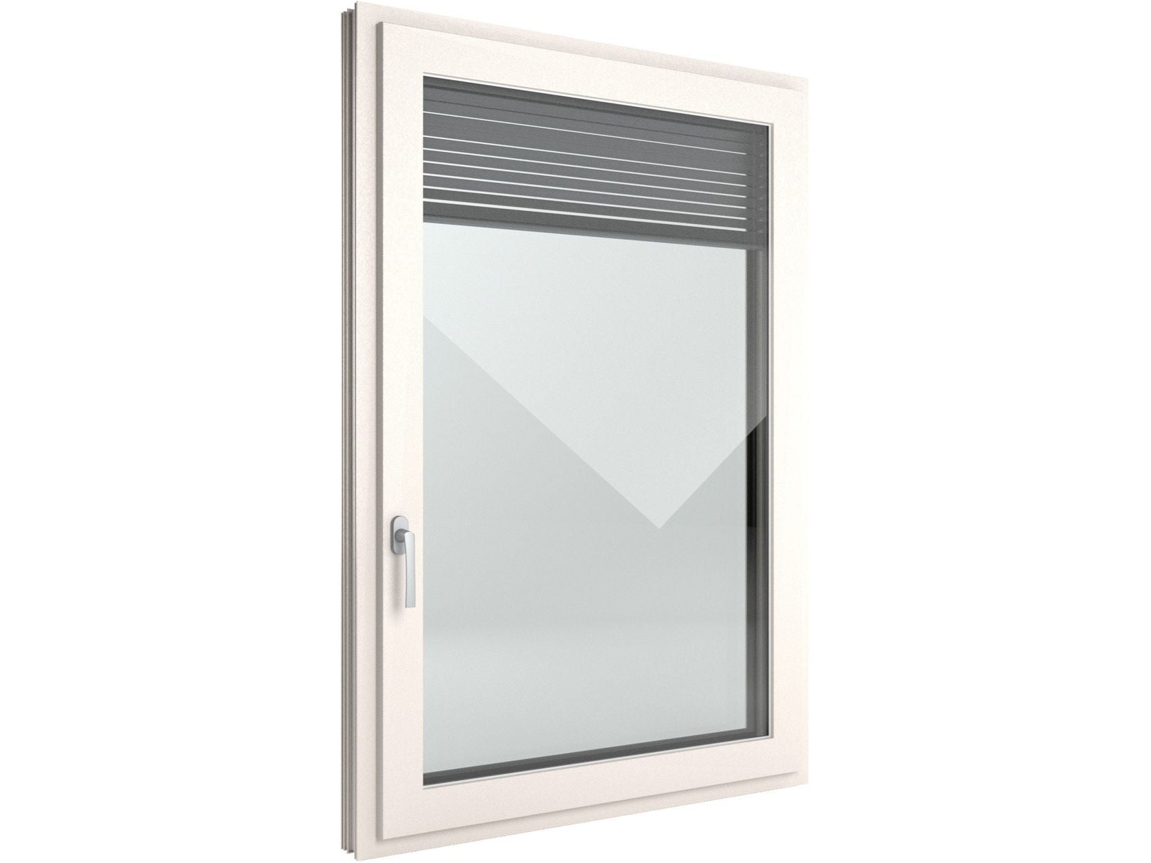 FIN-Window Slim-line Twin PVC-PVC