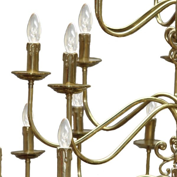 FLEMISH CHANDELIER 16+8+8 ARM