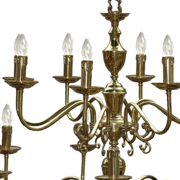 FLEMISH CHANDELIER 16+8+8 ARM