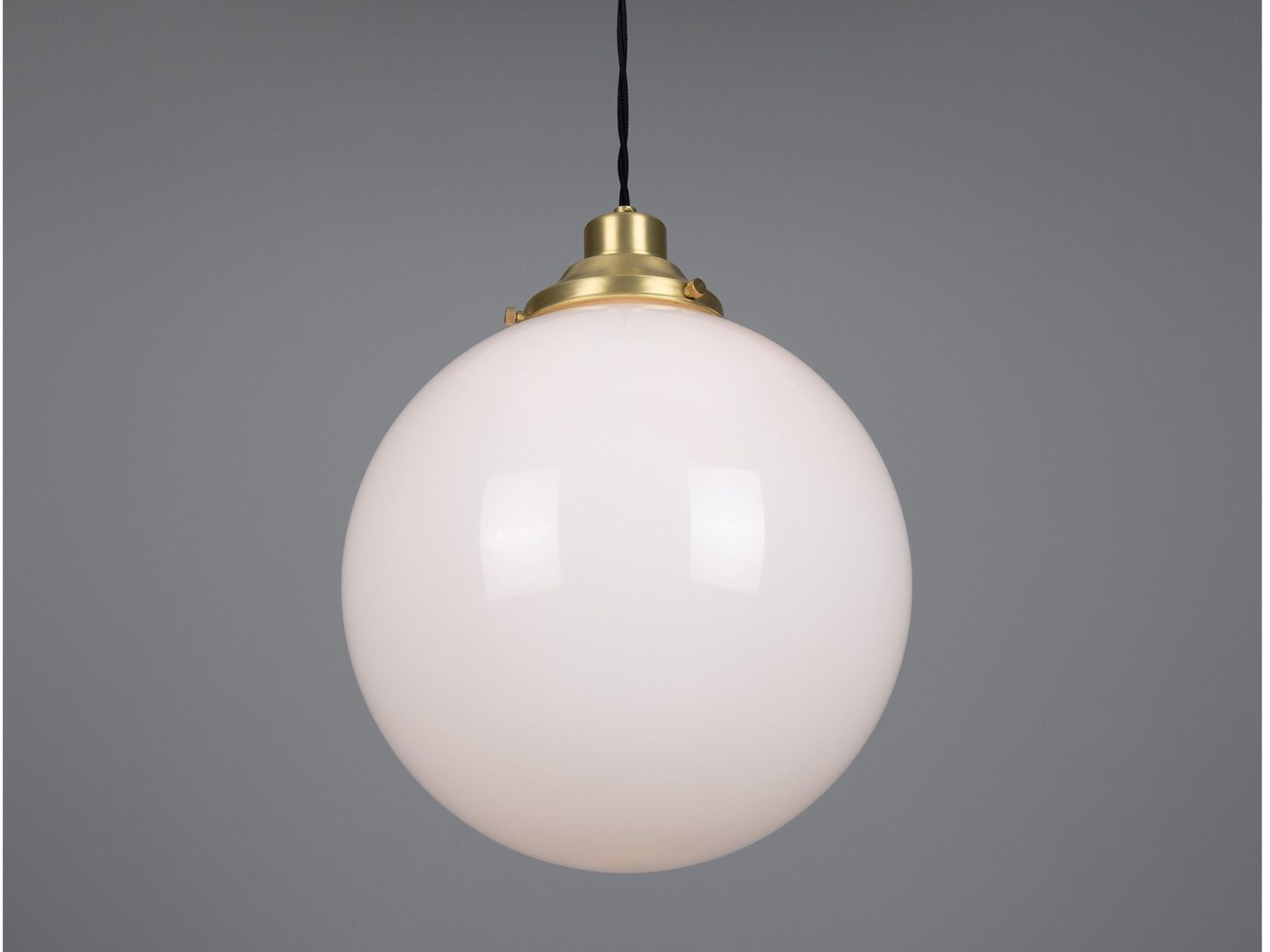 GENTRY OPAL GLASS GLOBE PENDANT LIGHT 30