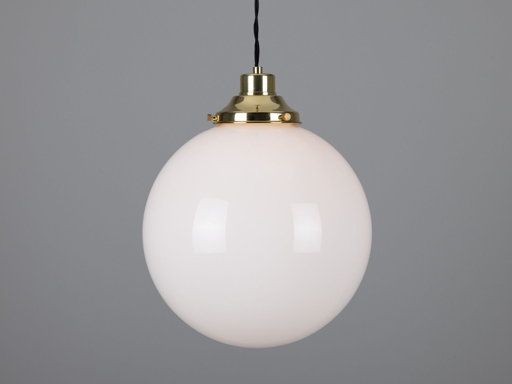 GENTRY OPAL GLASS GLOBE PENDANT LIGHT 30