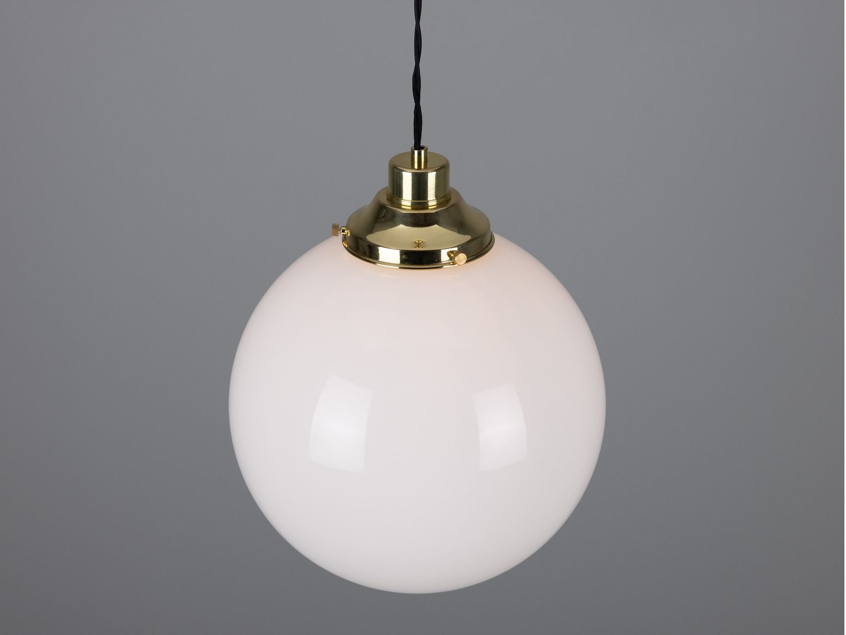 GENTRY OPAL GLASS GLOBE PENDANT LIGHT 30