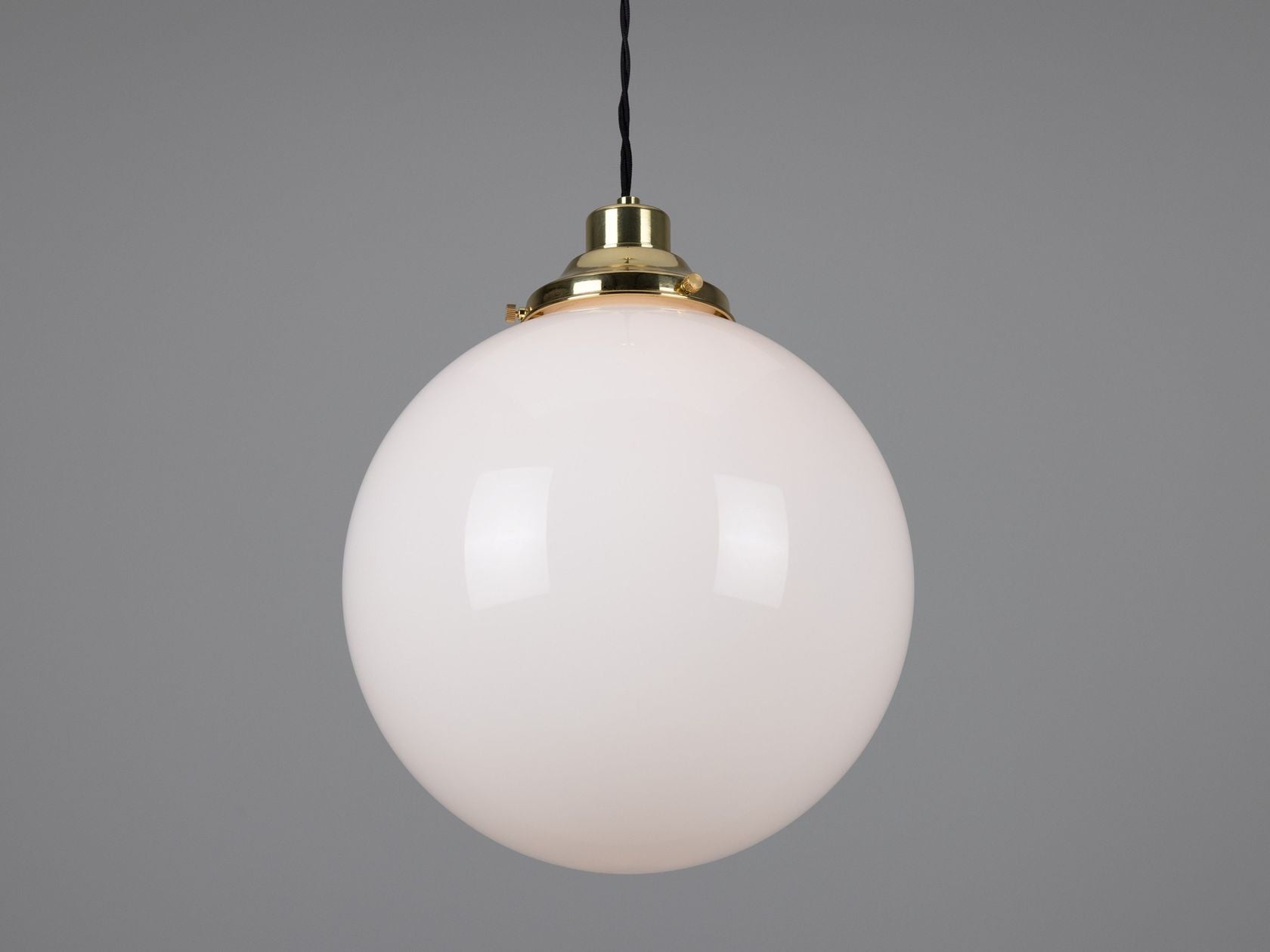 GENTRY OPAL GLASS GLOBE PENDANT LIGHT 30