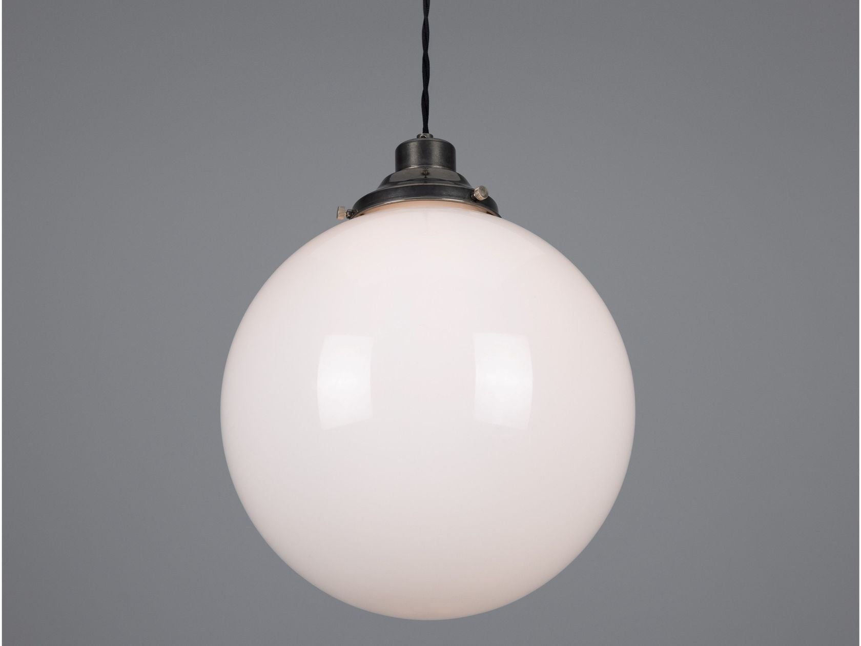 GENTRY OPAL GLASS GLOBE PENDANT LIGHT 30