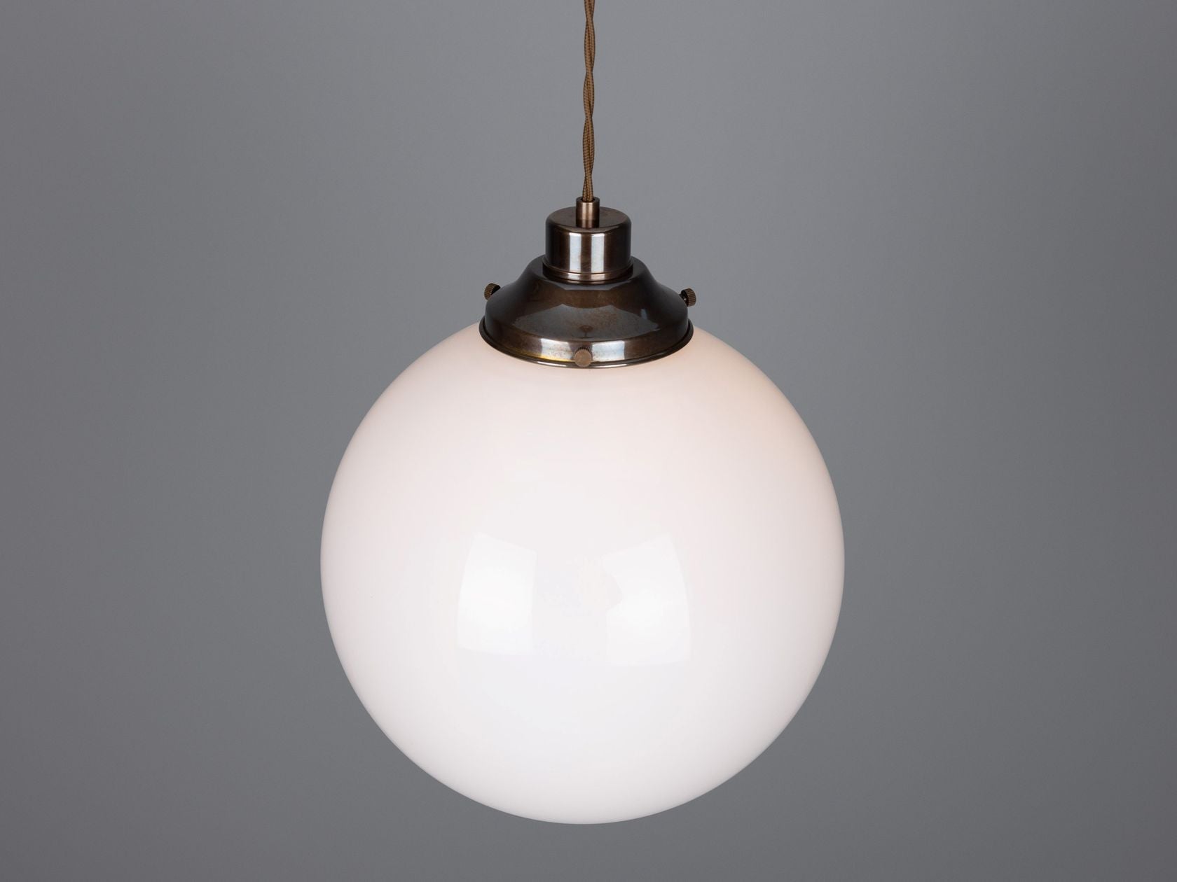 GENTRY OPAL GLASS GLOBE PENDANT LIGHT 30