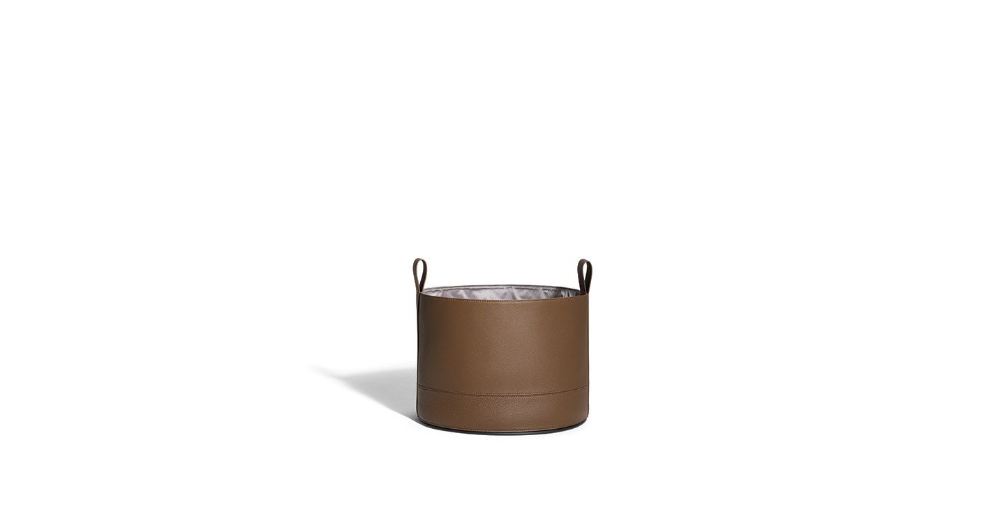 LEATHER BASKET - BASKET