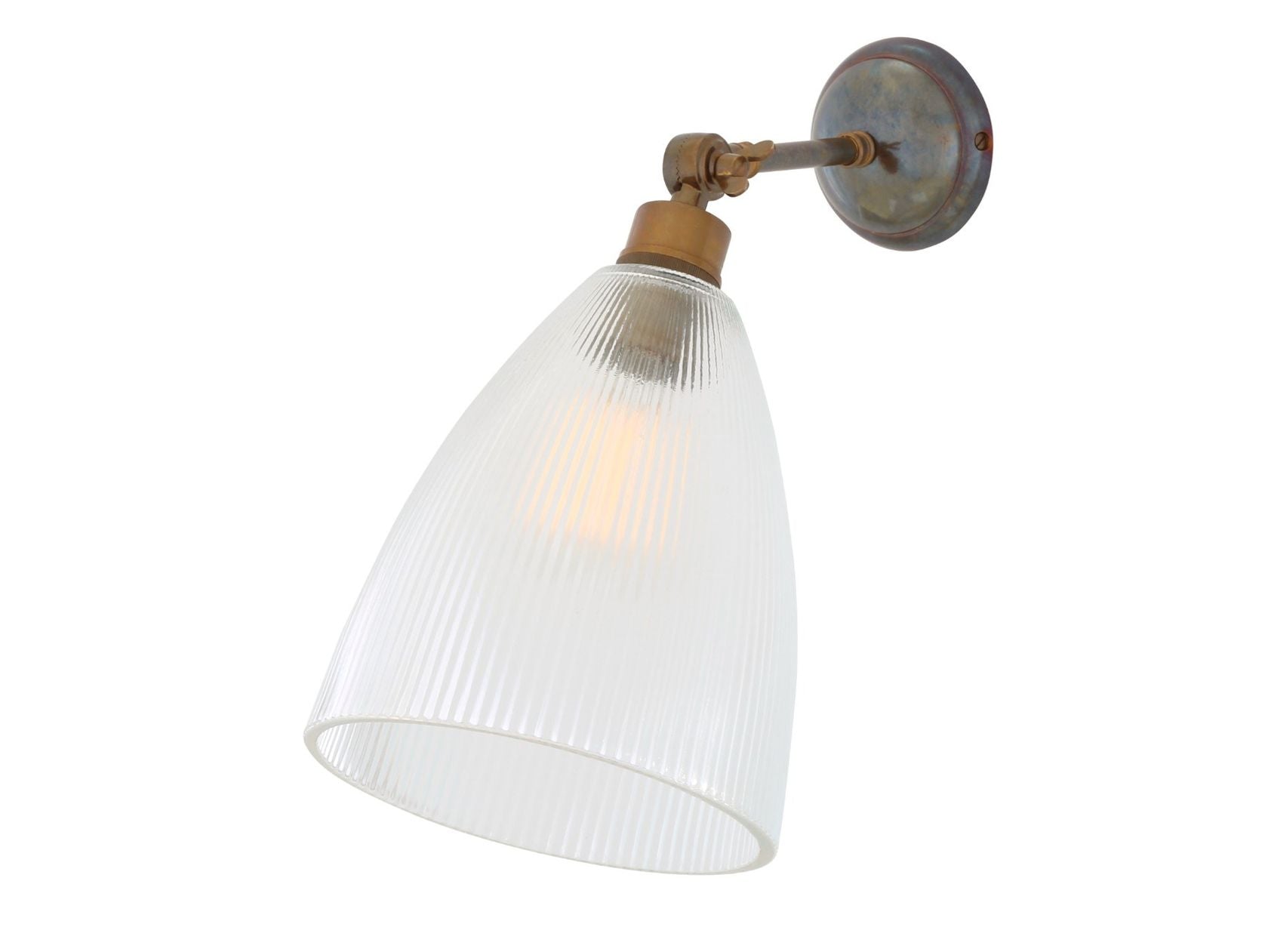 HALE PRISMATIC RAILWAY GLASS WALL LIGHT