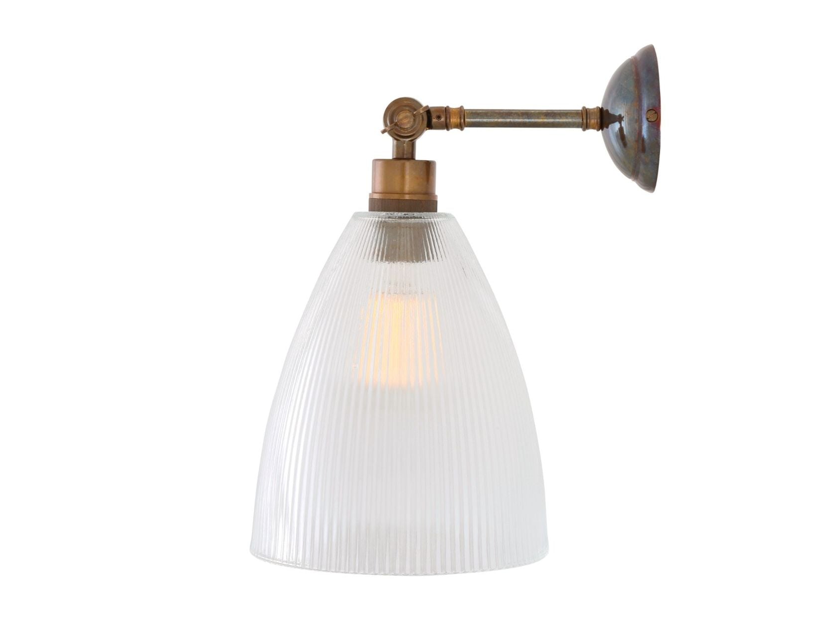 HALE PRISMATIC RAILWAY GLASS WALL LIGHT